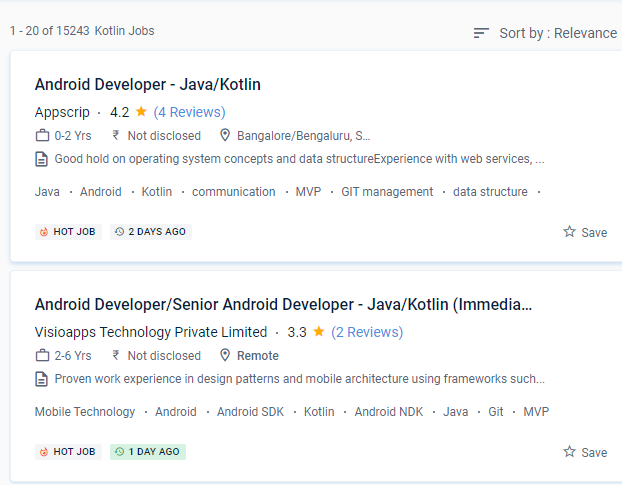 Android internship jobs in Pretoria