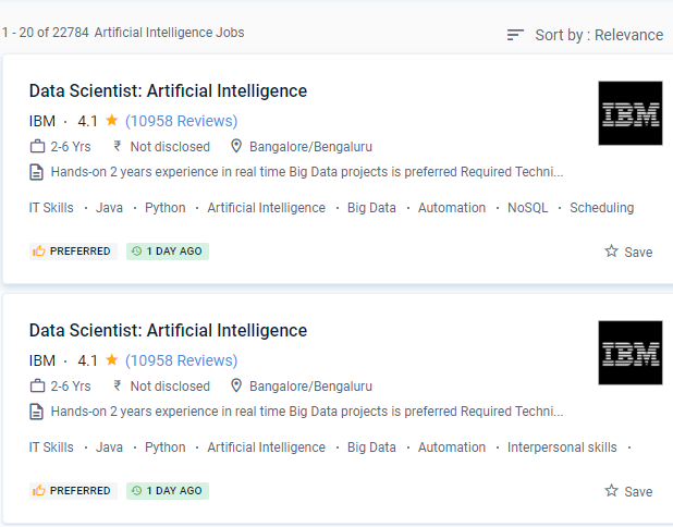 Artificial Intelligence internship jobs in Empangeni