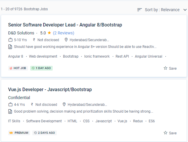 Bootstrap internship jobs in Newcastle