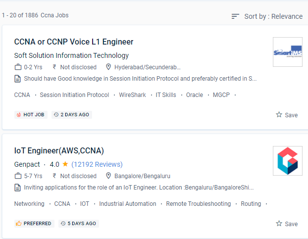 CCNA internship jobs in Cape Town