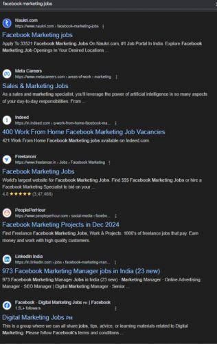 Facebook Marketing internship jobs in Newcastle