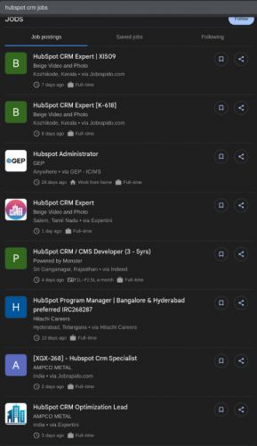 HubSpot CRM internship jobs in Port Elizabeth