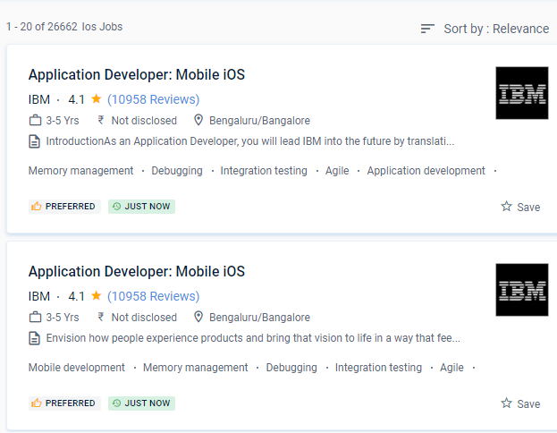 iOS internship jobs in Kimberley