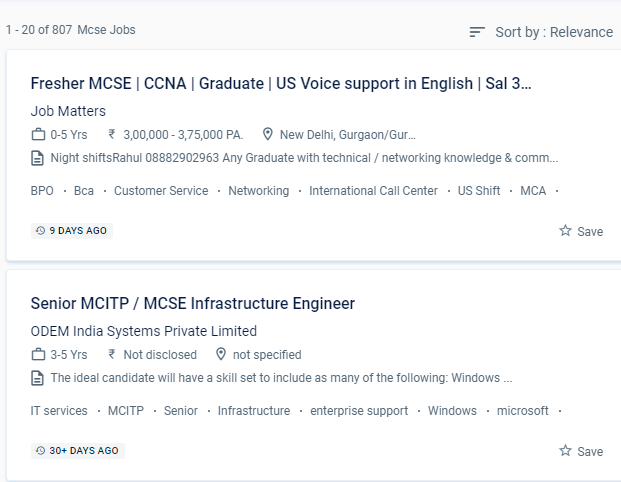 MCSE internship jobs in Bloemfontein