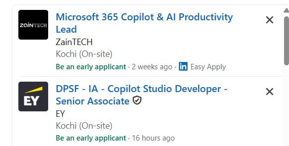 Microsoft Copilot & AI Productivity internship jobs in Kimberley