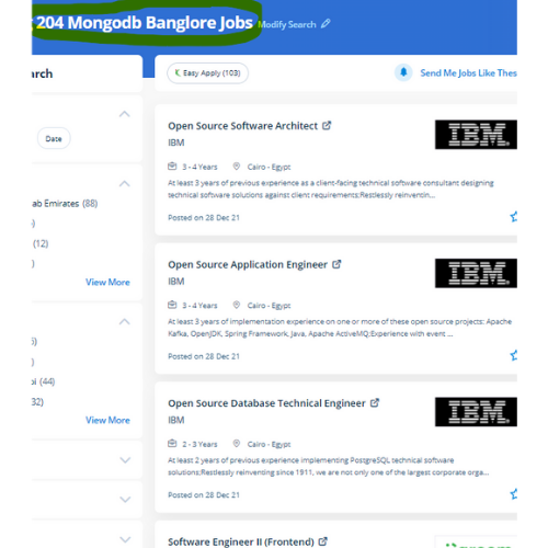 MongoDB internship jobs in Polokwane
