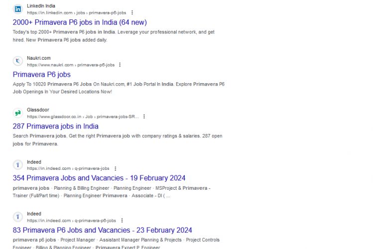 Primavera internship jobs in Nelspruit