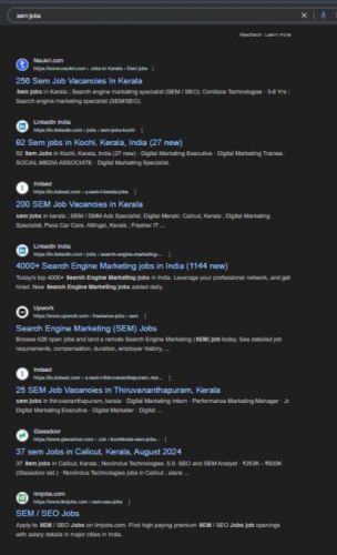 Search Engine Marketing (SEM) internship jobs in Newcastle